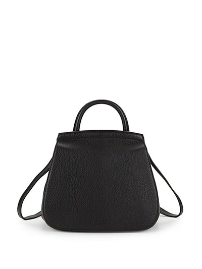 Steven Alan Kate Mini Convertible Leather Backpack In Black