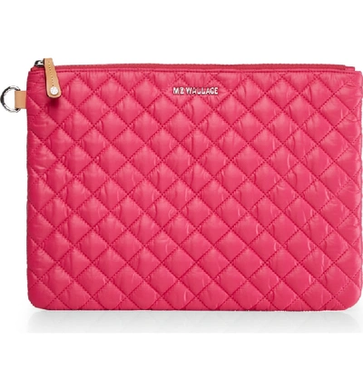 Mz Wallace Metro Pouch - Pink In Dragon Fruit