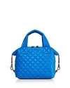 Mz Wallace Small Sutton Bag In Tahiti Blue/silver