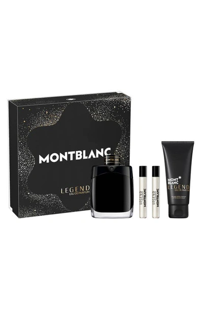 Montblanc Legend Eau De Parfum Set $184 Value In Black