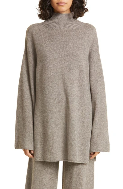 By Malene Birger Camira Turtleneck Wool Blend Sweater In Grey
