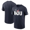 Nike Navy Houston Texans Local Essential T-shirt In Blue