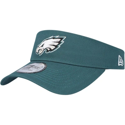 New Era Midnight Green Philadelphia Eagles Main Adjustable Visor