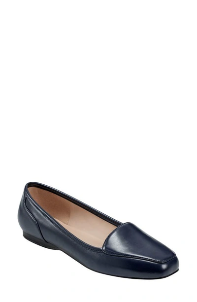 Bandolino Liberty Loafer In Navy- Faux Leather