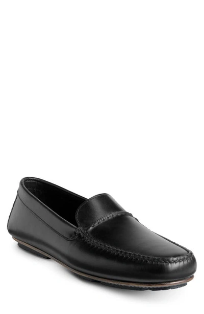 Allen Edmonds Super Sport Driving Shoe In Black Leather