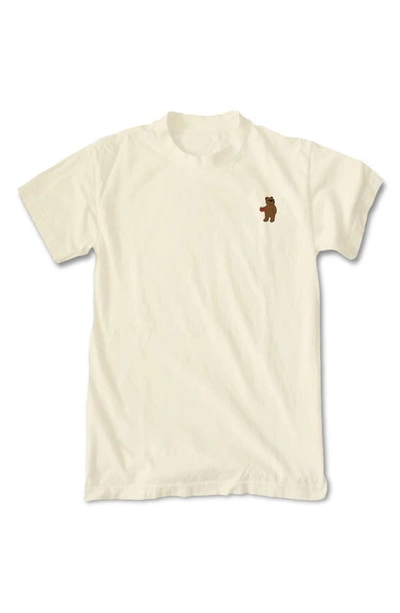 Riot Society Riot Bear Graphic T-shirt In Cream