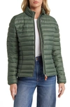 Save The Duck Carly Puffer Jacket In Thyme Green