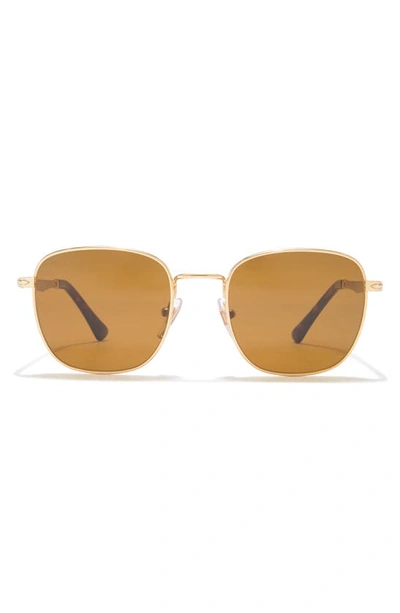 Persol Sartoria 52mm Square Sunglasses In Gold