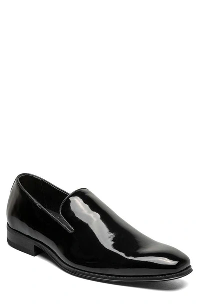 Florsheim Atlanta Plain Toe Loafer In Black Patent