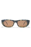 Thom Browne 53mm Square Sunglasses In Navy Tortoise