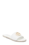 Valentino By Mario Valentino Bugola Slide Sandal In White