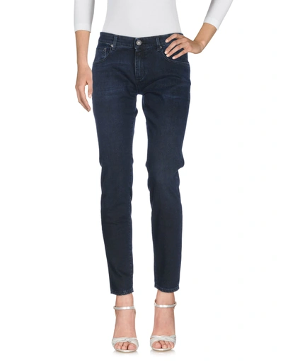 Care Label Denim Pants In Blue