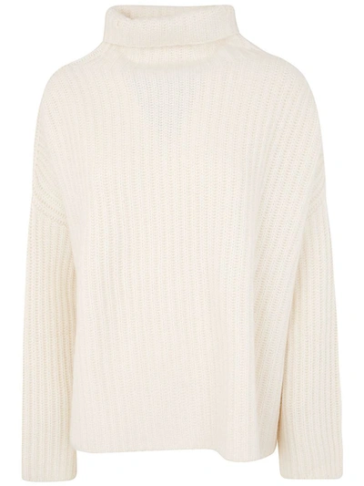Kujten Lina Turtle Neck Sweater Clothing In White