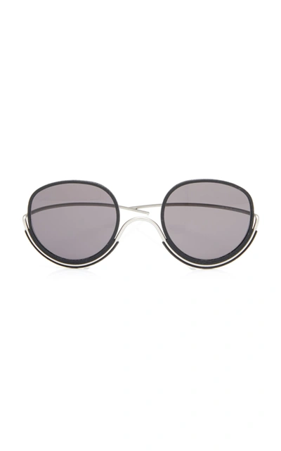 Wires Coward's Choice Metal Sunglasses In Black