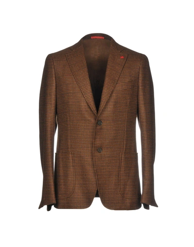 Isaia In Brown