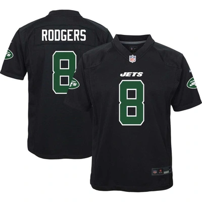 Nike Kids' Youth  Aaron Rodgers Black New York Jets Game Jersey