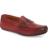 Allen Edmonds Siesta Key Penny Loafer In Red Leather