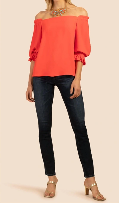 Trina Turk Equinox Top In Pop In Multi