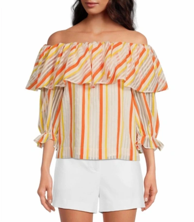 Trina Turk Solace Top In Opm In Multi