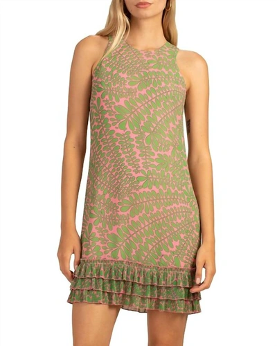 Trina Turk Isidore Dress In Vert Pink Dawn In Multi