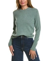 Vince Crewneck Wool & Cashmere-blend Sweater In Green