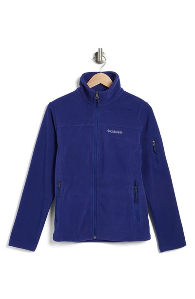 Columbia Cool Intervention Microfleece Jacket In Dark Sapphire