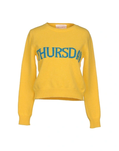 Alberta Ferretti Sweater In Yellow