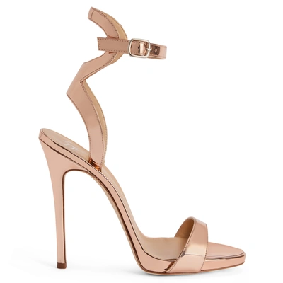 Giuseppe Zanotti Gwyneth 120mm Metallic Sandals In Pink