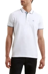 French Connection Cremflats Polo Shirt Blue Nights In White
