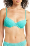 Etam Sublime We Care Underwire Contour Bra In Sea Foam