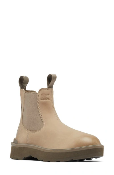 Sorel Hi-line Chelsea Boot In Omega Taupe/ Major