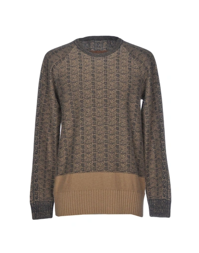 Ziggy Chen Jumpers In Khaki