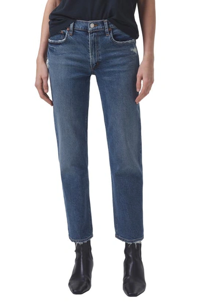 Agolde Kye Ankle Straight Leg Jeans In Mirage