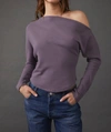 Free People Fuji Thermal Top In Fallen Fig In Purple