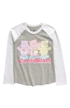 Tucker + Tate Kids' Raglan Sleeve Cotton Graphic T-shirt In Grey Heather Care Bears