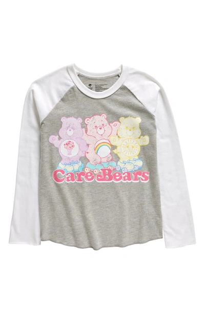 Tucker + Tate Kids' Raglan Sleeve Cotton Graphic T-shirt In Grey Heather Care Bears