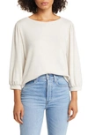 Caslon Cozy Knit Top In Beige Oatmeal Light Heather