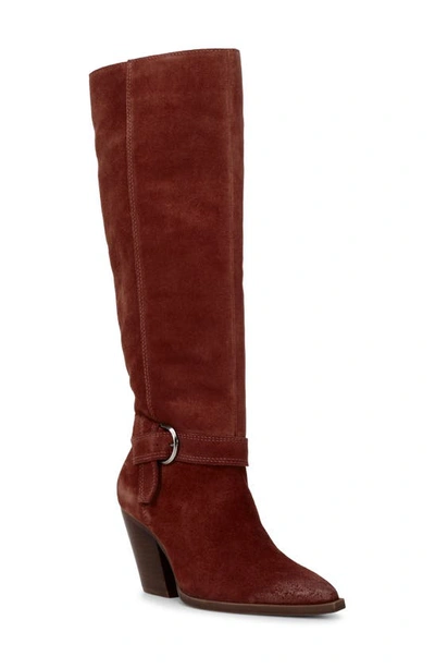 Vince Camuto Grathlyn Pointed Toe Knee High Boot In Ketchup
