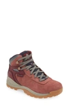 Columbia Newton Ridge Bc Hiking Boot In Beetroot/ Sedona Sage