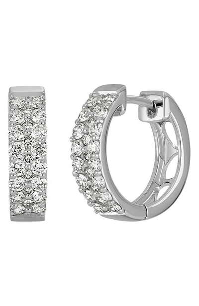 Bony Levy Audrey Diamond Hoop Earrings In 18k White Gold