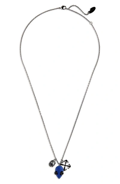 Off-White c/o Virgil Abloh Pearls & Paperclip Chain Necklace in Metallic  for Men
