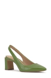 Vince Camuto Hamden Slingback Pointed Toe Pump In Grass Hopper