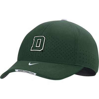 Nike Green Dartmouth Big Green 2022 Sideline Classic99 Swoosh Performance Flex Hat