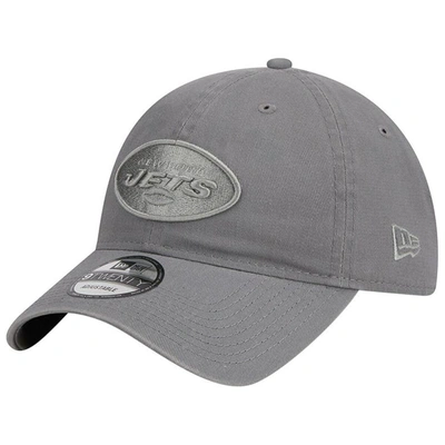 New Era Gray New York Jets Color Pack 9twenty Adjustable Hat