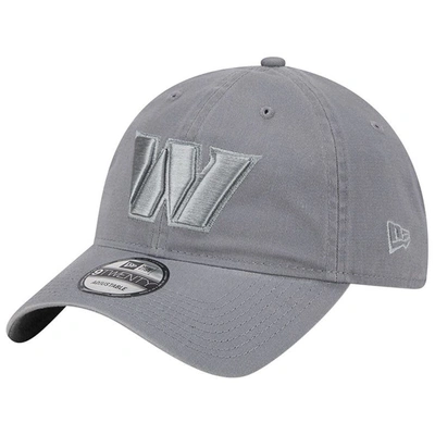 New Era Gray Washington Commanders Color Pack 9twenty Adjustable Hat