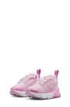 Nike Kids' Air Max 270 Sneaker In Pink Foam / White/ Pink Rise