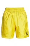 Nike Lab Collection Unisex Heritage Shorts In Sulfur/ Dynamic Yellow/ Black