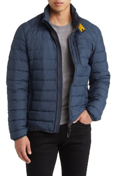 Parajumpers Ugo Quilted Down Jacket In 562 Navy