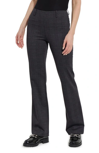 Lyssé Baby Bootcut Pants In Lava Check
