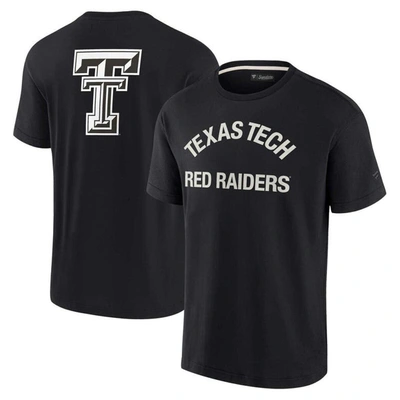 Fanatics Signature Unisex  Black Texas Tech Red Raiders Super Soft Short Sleeve T-shirt